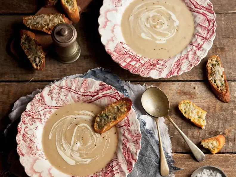 Blumenkohl-Maronen-Suppe
