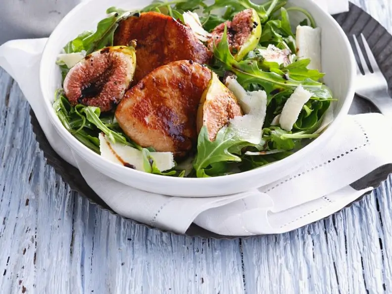 Schweinefilet mit Salat