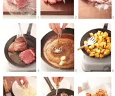 Rinderlende mit Zwiebelsauce