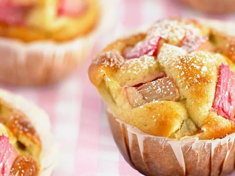 Rhabarbermuffins