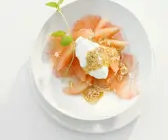 Grapefruit mit Käse