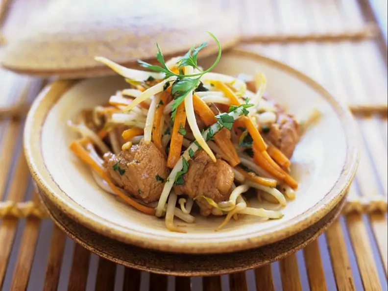 Wok-Hähnchen