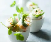 Frühlingsrollen mit Shrimps