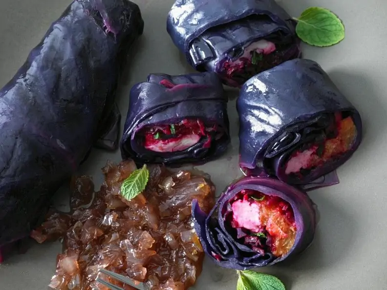 Rotkohl-Rouladen