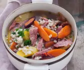 Fleisch-Gemüseeintopf mit Graupen