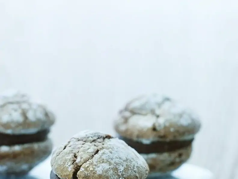 Macarons mit Schokoladencreme
