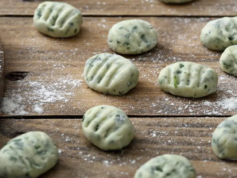 Auberginen-Basilikum-Gnocchi