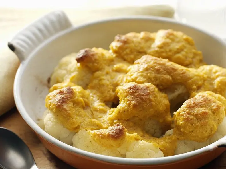 Blumenkohlgratin, vegan
