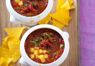 Chili con Carne mit Käse