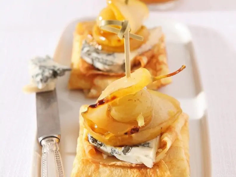 Pfannkuchen mit Käse