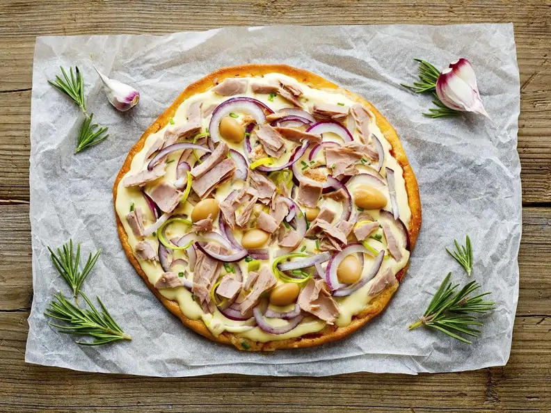 Thunfisch-Pizza