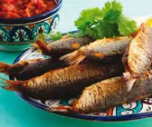 Gebratene Sardinen