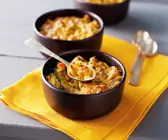 Hähnchen-Krebsfleischauflauf
