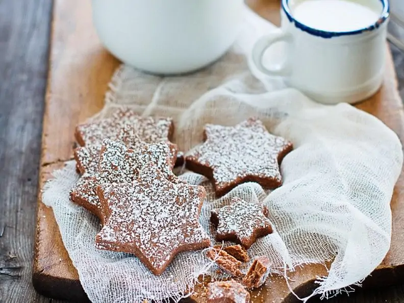Schokoplätzchen mit weihnachtlichen Gewürzen