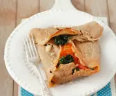 Pikante Pfannkuchen mit Gemüse