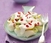 Heilbutt mit Früchten