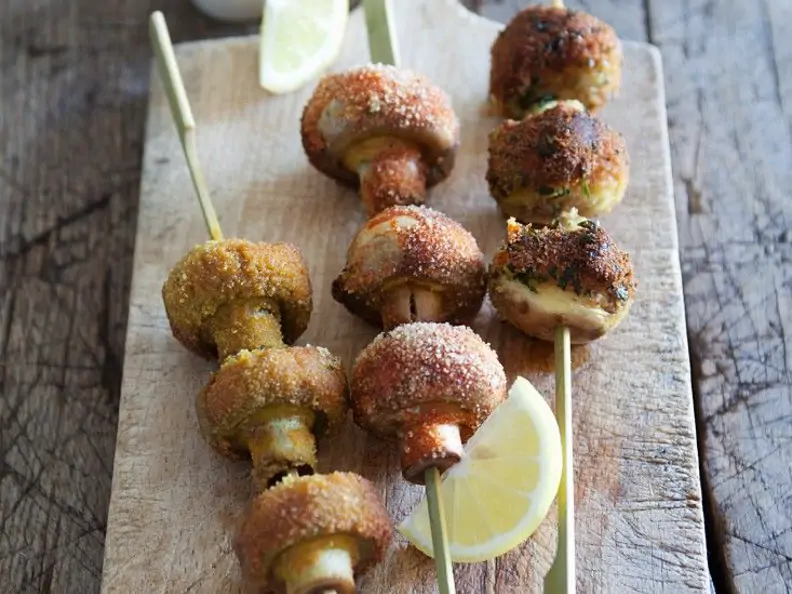 Panierte Champignons