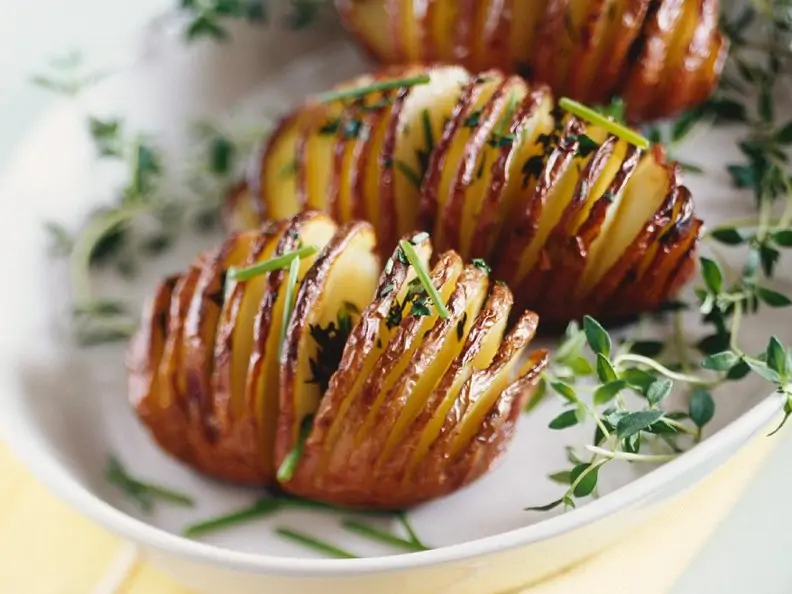 Hasselback Kartoffeln