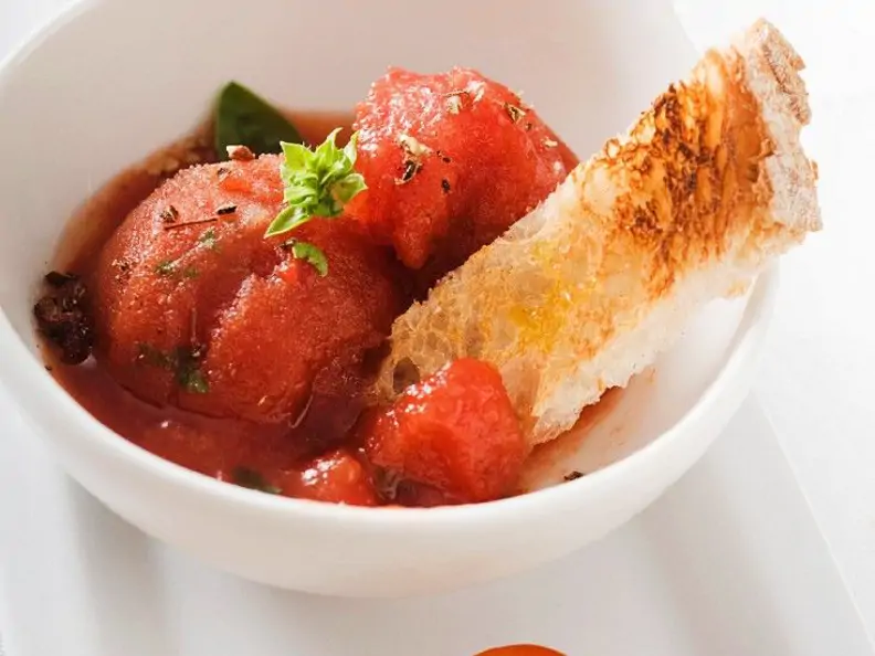 Tomaten-Sorbet