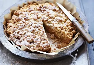 Quittenkuchen mit Streusel