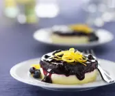 Mini-Käsekuchen mit Heidelbeeren