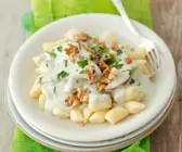 Gnocchni mit fruchtiger Käsesauce