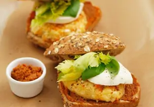 Blumenkohl-Burger