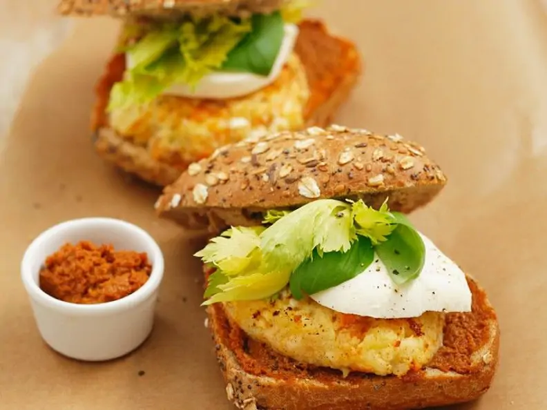 Blumenkohl-Burger