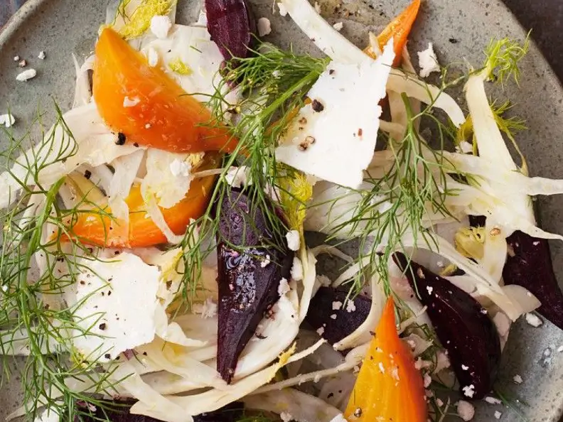 Gemüsesalat mit Roter Bete und Fenchel