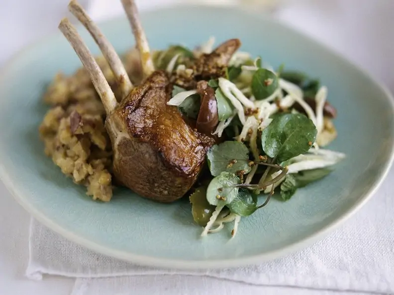 Lamm mit fruchtigem Fenchelsalat