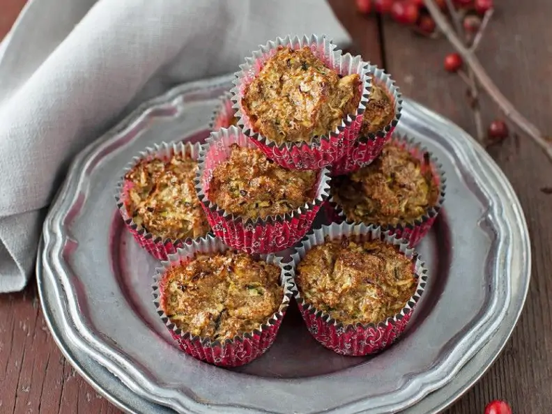 Zucchinimuffins mit Apfel