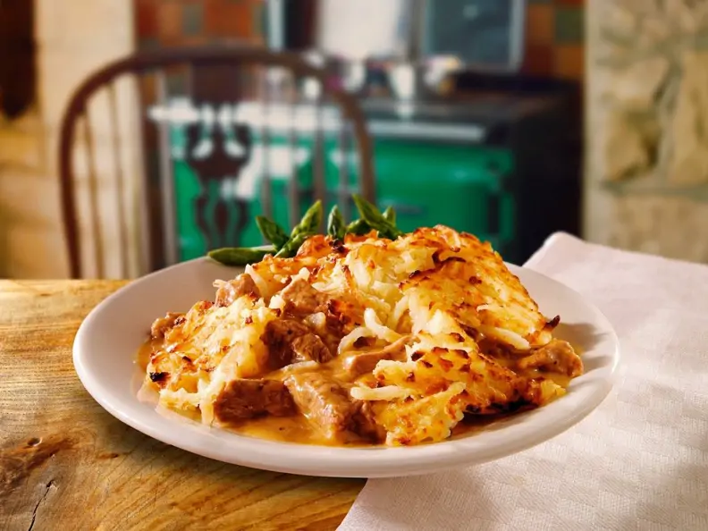 Rindergeschnetzeltes mit Rösti