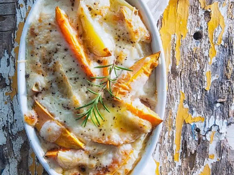 Gemischtes Kartoffelgratin