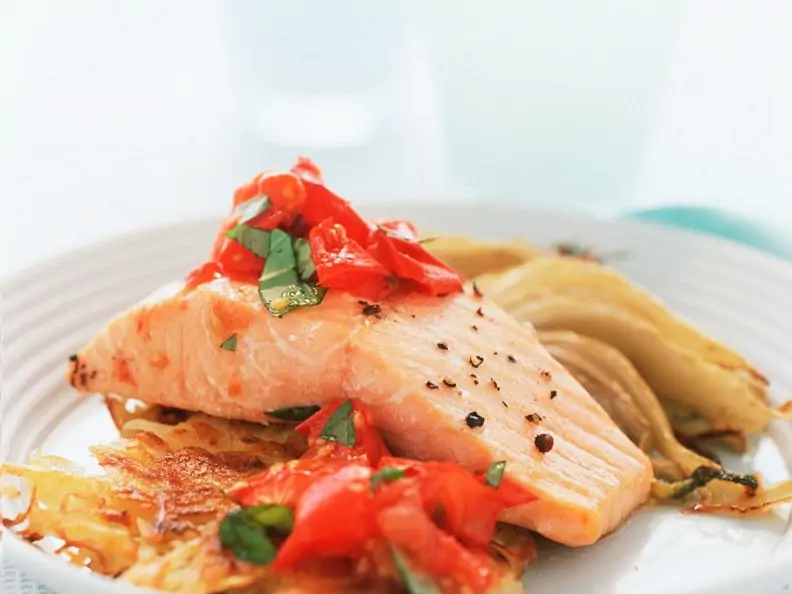 Lachs mit Rösti