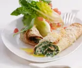 Pikant gefüllte Pfannkuchen