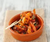 Knoblauch-Shrimps