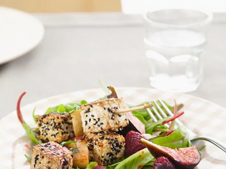 Tofusalat mit Früchten