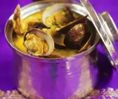 Muscheln in Kokossauce