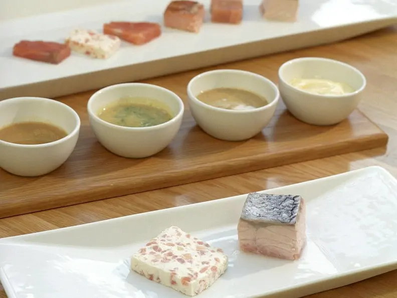Lachsterrine mit Frischkäse