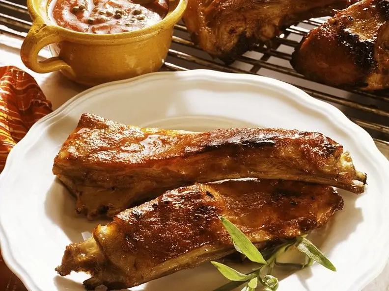 Lammbrust auf mexikanische Art gegrillt