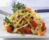 Lauch-Champignon-Gemüse