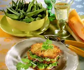Rösti-Torte mit Frühlingsgemüse
