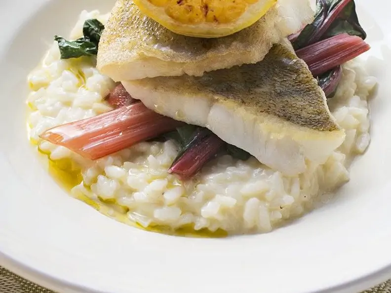 Risotto mit Loup de mer