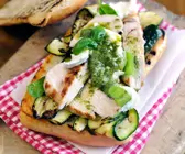 Sandwich mit Hähnchen