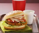 Tofu-Burger mit Sojasprossen