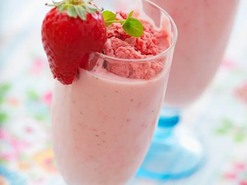 Erdbeer-Milchshakes