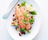 Couscous mit Lachs