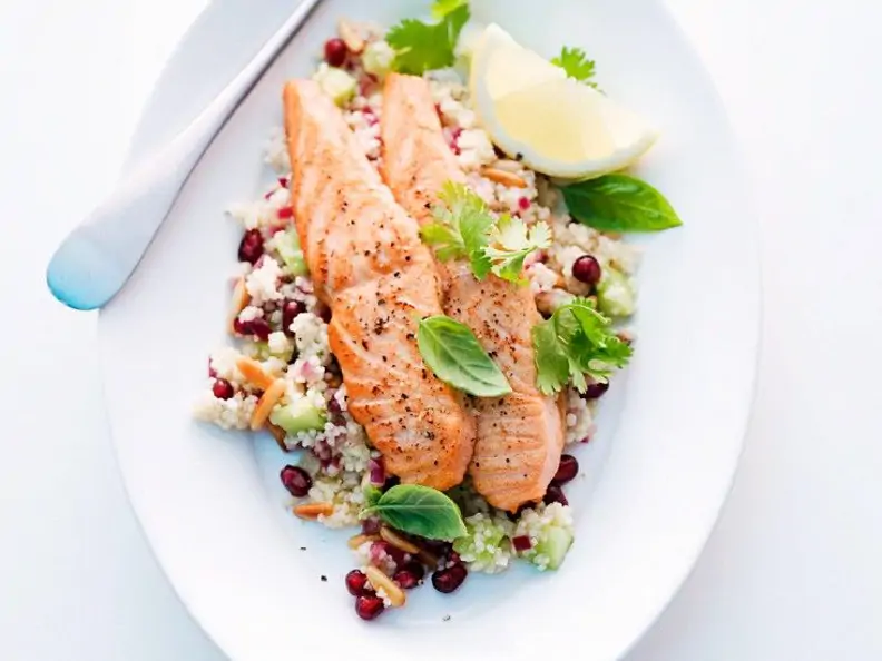 Couscous mit Lachs