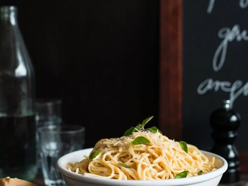 Parmesan-Spaghetti
