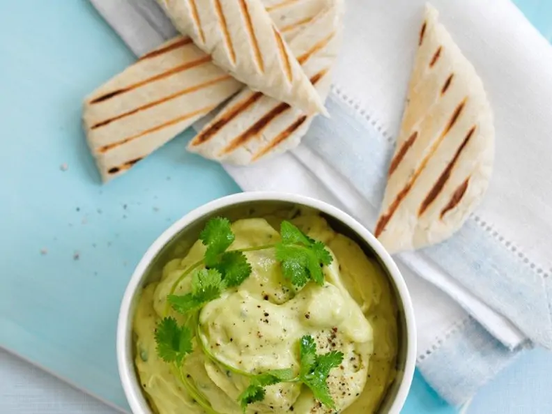 Guacamole mit Crème Fraîche